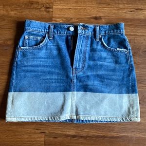 Reformation $120 Ella Jean Skirt Dip Dyed Skirt